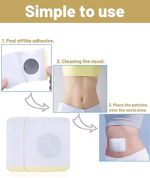12Pcs Natural Diabetic Glucose Support Patches