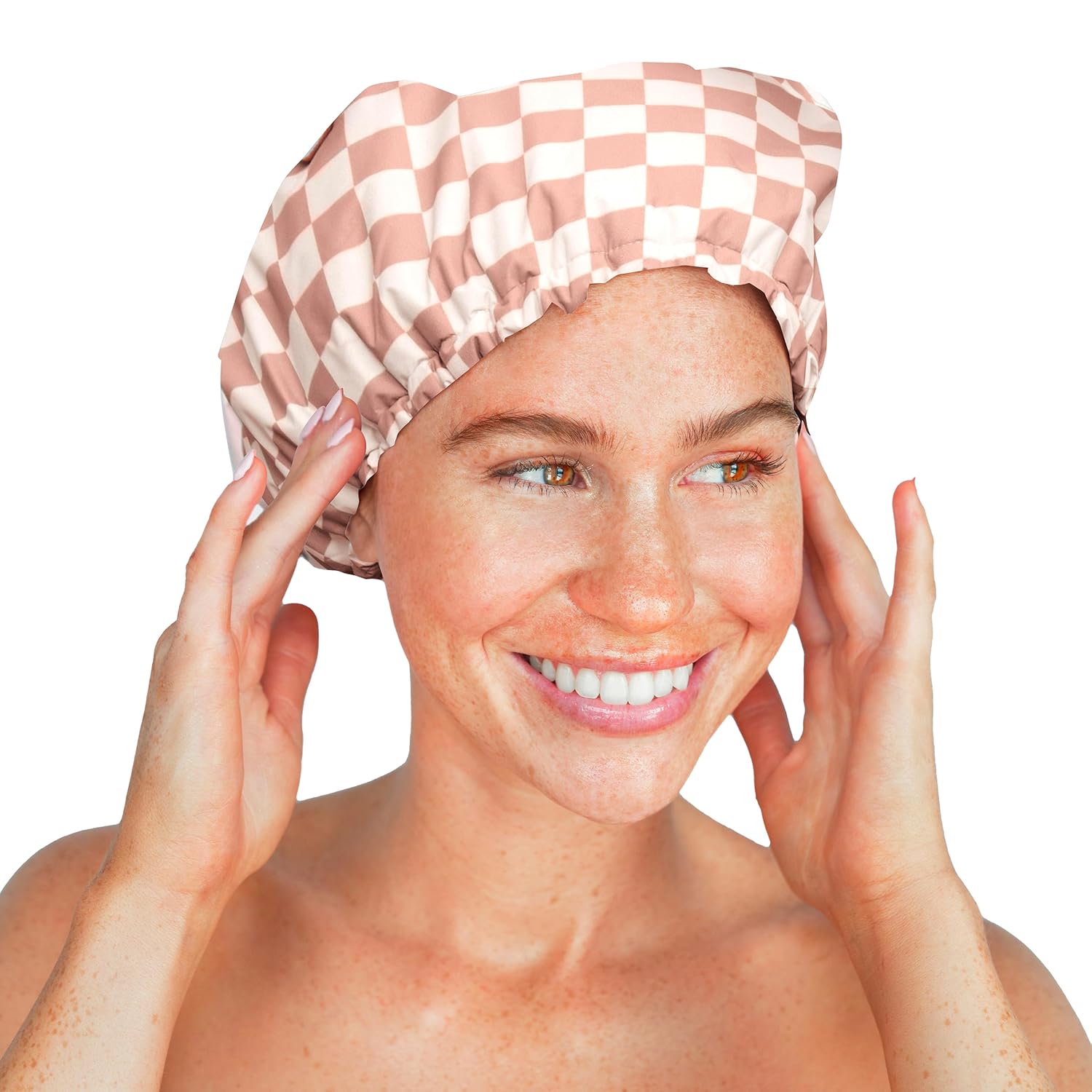 Luxury Reusable Shower Caps for Women Waterproof