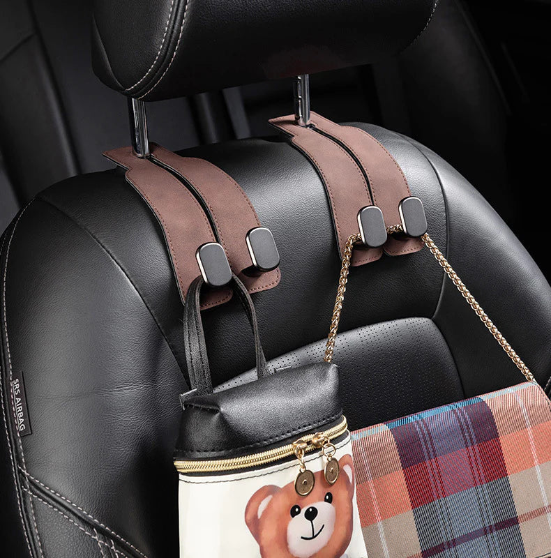 Car Seat Back Storage Hook – Double Hook Holder  pack of 2