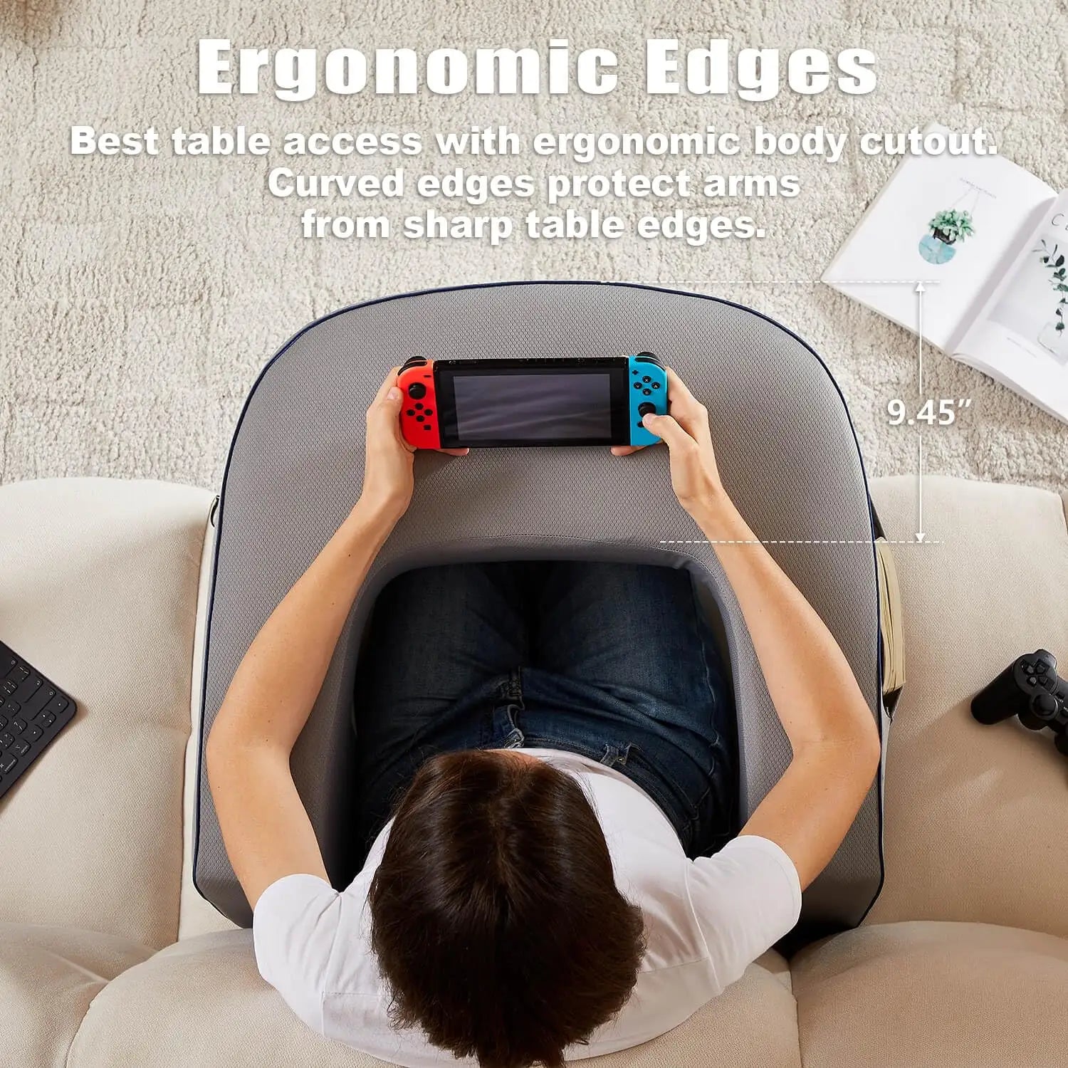 Portable Lap Desk with Arm Support – Work & Relax Anywhere